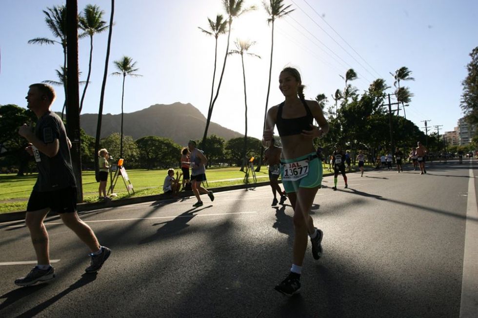 Maraton w Honolulu na Hawajach 